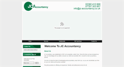 Desktop Screenshot of jc-accountancy.co.uk