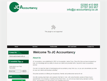 Tablet Screenshot of jc-accountancy.co.uk